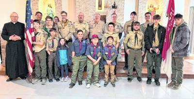 Pack 159, Troop 159 observe Scout Sunday