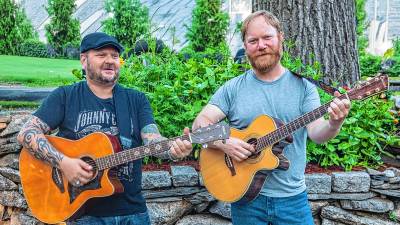 The DeLear Brothers play Saturday night at the Grasshopper Irish Pub in Newfoundland. (Photo courtesy of DeLear Brothers)