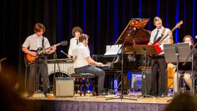Lenape Valley Regional High School Jazz Band. (Photo by Sammie Finch)