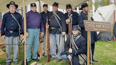 142nd Pennsylvania Volunteer Infantry Company G (Photo provided)