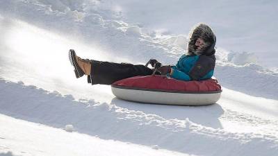 Snow tubing at Mountain Creek Resort (Photo provided)