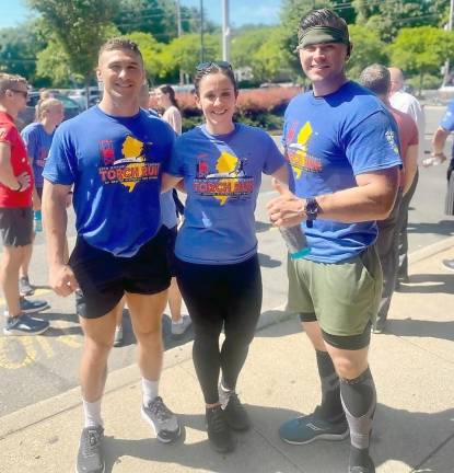 Members of the West Milford PBA Local Chapter 162 participated in this year’s Special Olympics Torch Run.