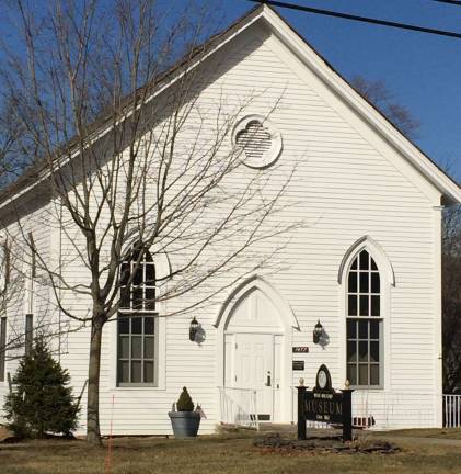 Photo by Julie Boyd ColeThe West Milford Museum, where the local author of Synod will be signing books on March 10.