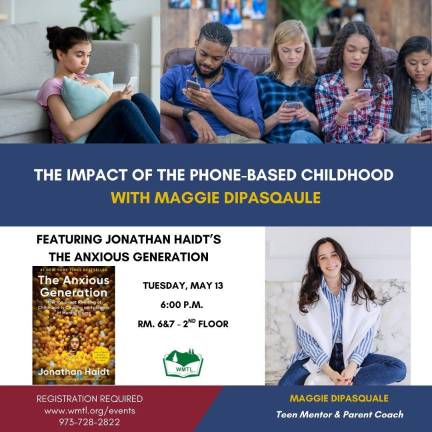 Talk on adolescent development Tuesday