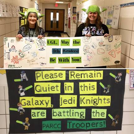 Photo providedUpper Greenwood Lake Elementary School teachers, staff and students celebrated Star Wars Day on May 4.