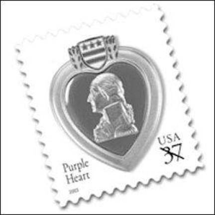 Hewitt Post Office has a full supply of Purple Heart Stamps for Veterans Day