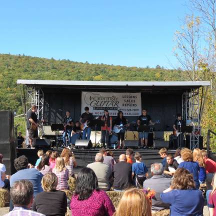 The North Jersey Guitar stage is one hopping place during the Autumn Lights Festival each year.