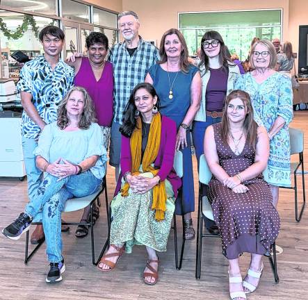 Bottom row: Paula Pearl, Fanwood; Snehal, India; Brianna Strada, NewJersey; Top row: Jax Kwok, Malaysia; Sue Siva, Sri Lanka; Kim Christian, Kinnelon; Ella Zimmer; Liz Irving, Lebanon