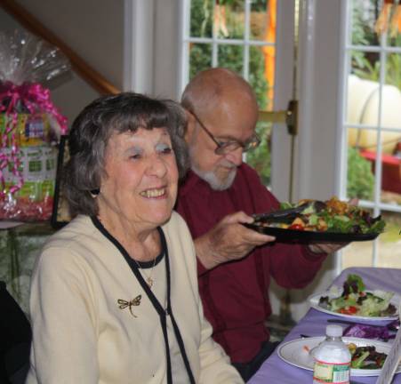 Blanche Luccarelli has known Elsie Powers for over 40 years. The two are neighbors now at Bald Eagle Commons and Luccarelli celebrated Powers' 100th birthday on Wednesday along with 120 others.