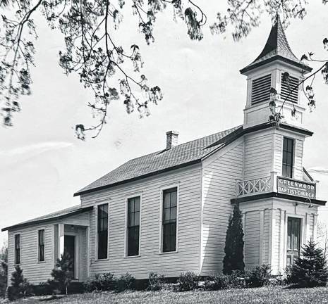 The Greenwood Baptist Church at 520 Warwick Turnpike, Upper Greenwood Lake, is pictured in the 1930s.