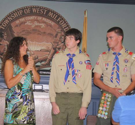 Five Eagle scouts recognized