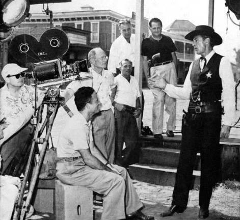 Gary Cooper, right, starred in ‘High Noon’ and stood up for the blacklisted screenwriter Carl Foreman.