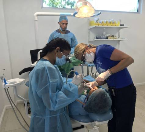 PHOTO PROVIDED Dr. Jessica Logan, originally from West Milford, traveled to the Dominican Republic to provide dental services to those without access to dental care.