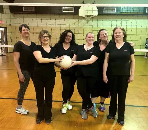 Photo provided Division C champions, the West Milford Elks, are, from left, Liza Phillips, Deb Van Nortwick, Gina Mantz, Crystal Weaver, Erin McCorkell and Gail Bartilucci.