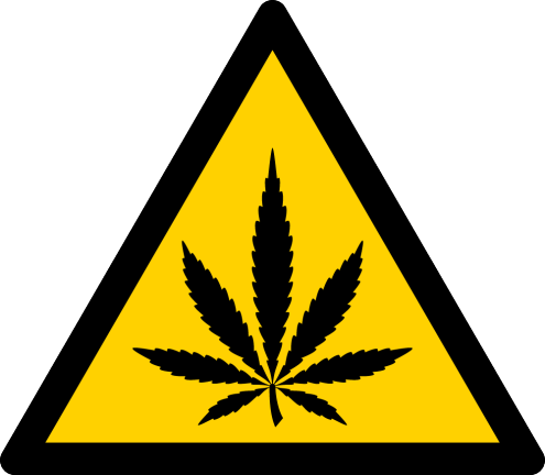 A logo that may become the universal symbol for cannabis product labels.