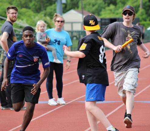 Photo by Justina Addice West Milford&#x2019;s athletes training hard for the relay.