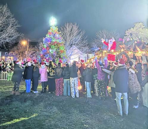 West Milford Township ushered in the holiday seasons with an annual tree lighting on Monday.