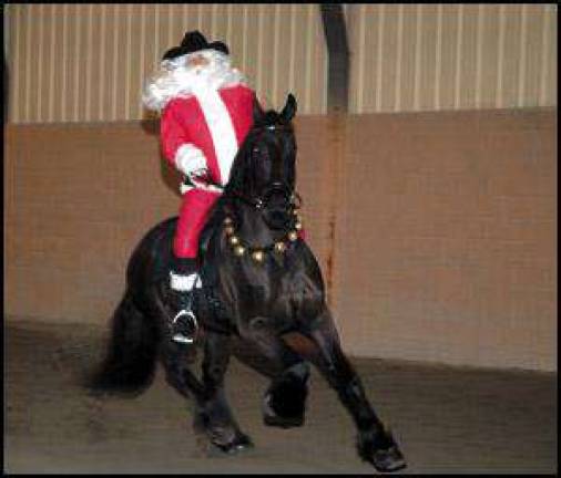 Santa to arrive on horse back to delight day care kids