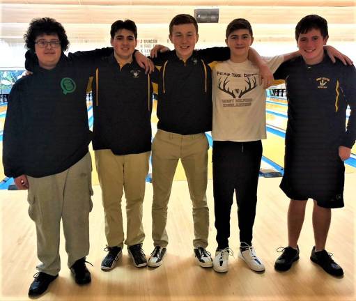 Team members Nick Bartoli, Tyler Nicol, RJ Utter, Colin Goldberg, and Shane Yodice.