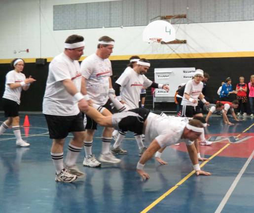 Super teams rock Macopin for Give a Goat Night