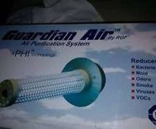 Mark Lindsay Plumbing in Hewitt carries and installs the Guardian Air purification system.