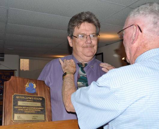 Enering named Melvin Jones Fellow