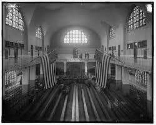 The Great Hall of Ellis Island