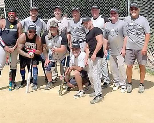 The Raiders won the West Milford Over 40 Softball League Championship.