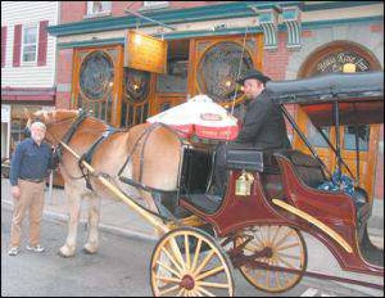 Go for a holiday carriage ride