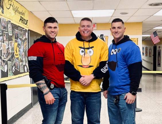 West Milford PBA #162 held its annual Trunk-or-Treat event at West Milford High School. This year’s theme was Sesame Street. Pictured are some of the PBA #162 members who volunteered for the event. Photo provided by Janice Marion.