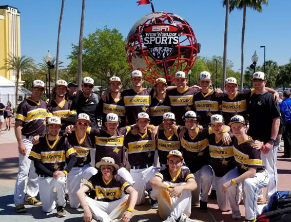 Photo providedThe 2018 West MilfordHigh School baseball team trained in Orlando, FLa. in March.