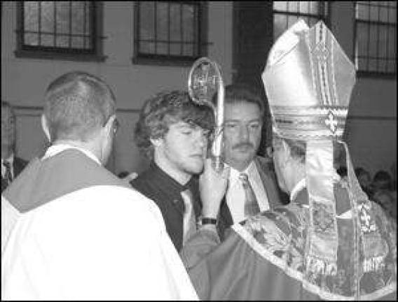 Teens confirmed at Saint Joseph's Catholic Church