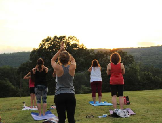 Sunset Yoga on the Farm returns to Wallisch
