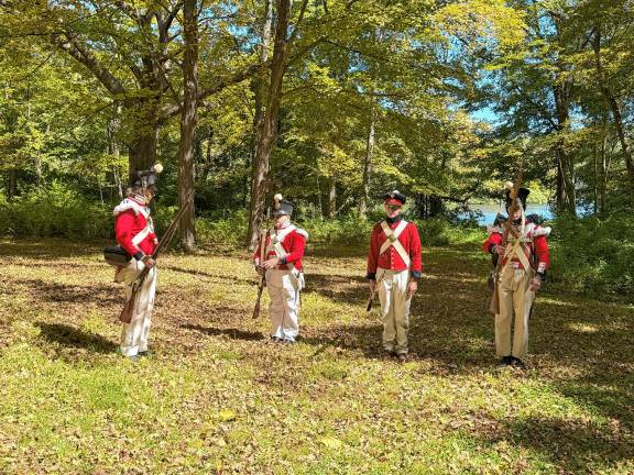 Members of the 35th (Royal Sussex) Regiment at the Long Pond Ironworks in Hewitt on Victorian Day on Sept. 20.