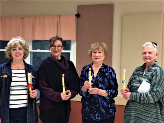 Pictured from left to right is Tina Ree, President, new members Rosemary Rado and Irene Rado and membership chairwoman, Cynthia Murphy. submitted photo