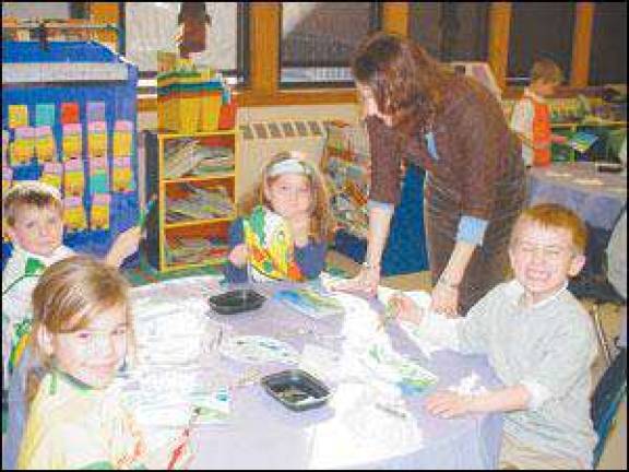 Kindergartners make an “impression”