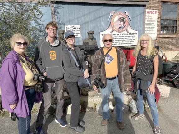 The Vernon Camera Club members meet at the Sterling Hill Mine Museum in Ogdensburg. (Photo provided)
