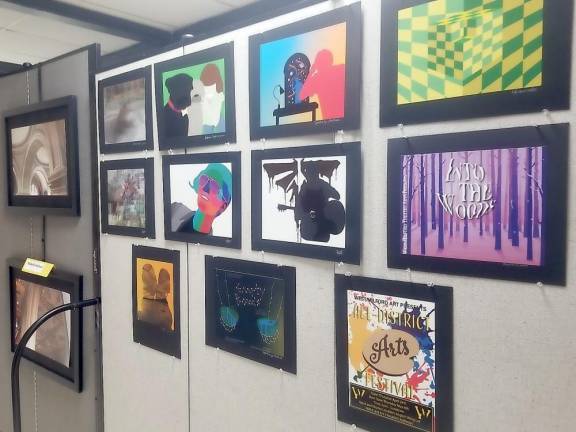 The Art Department also had a display of exquisite and impressive original creations by Art Honor Society students and by other student artists from throughout the school district.