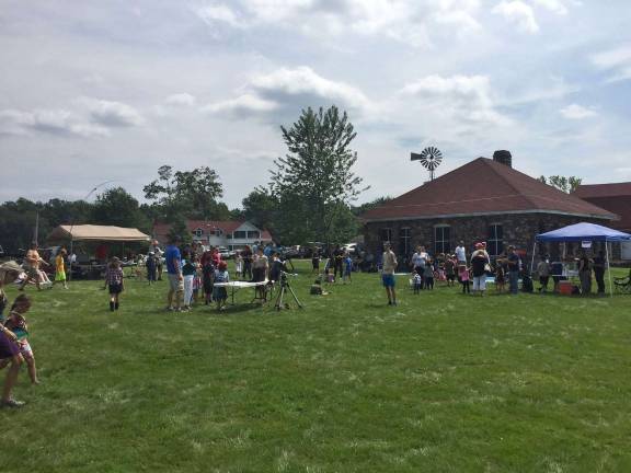 Scouts from Troop 159 that volunteered to clean the trail system at the Wallisch Homestead in August in preparation for their eclipse-watching event.