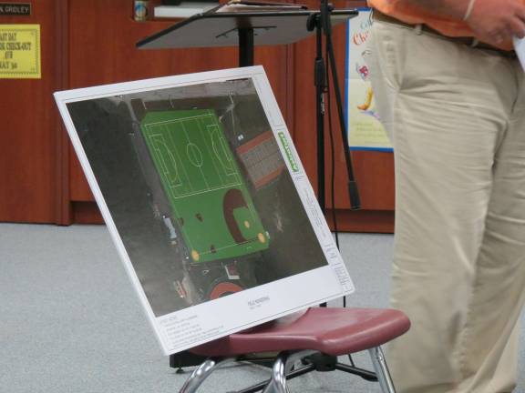Rec Advisory Committee pitches turf proposal to school board