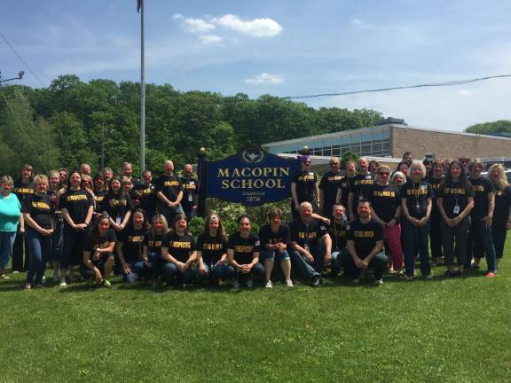 Macopin Middle School staff