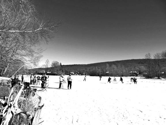 Getting in some ice time