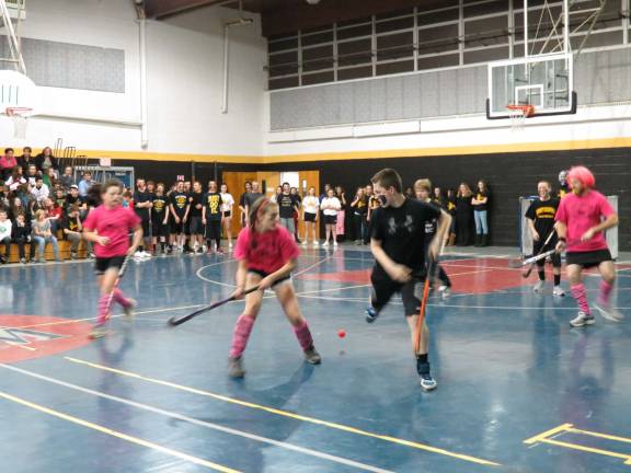 Super teams rock Macopin for Give a Goat Night