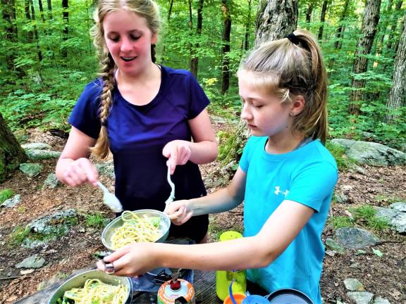 Girl Scout Troop earns trailblazing and primitive camper badges
