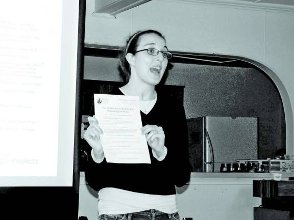 Kate Millsaps, Conservation Program Coordinator, New Jersey Sierra Club. She chaired the forum
