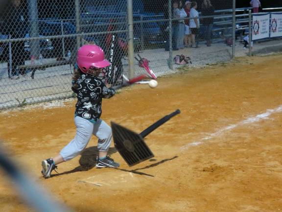 Little girls, big field
