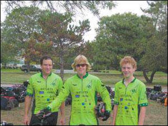 Hawks trade skis for bikes; raise funds for MS