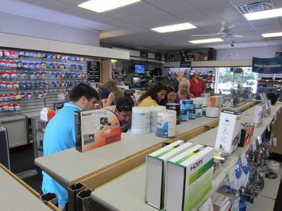 Shoppers mobbed CDNJ on Union Valley Road Saturday afternoon, shopping local and making a difference in the local economy.