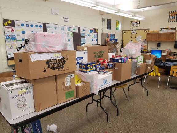 Operation Thank You, run by Macopin Middle School teacher Rich Dygos, collected tons of supplies for the troops overseas.