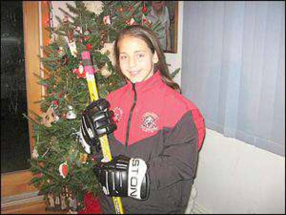 Vernon girl takes hockey talent on a season-long road trip